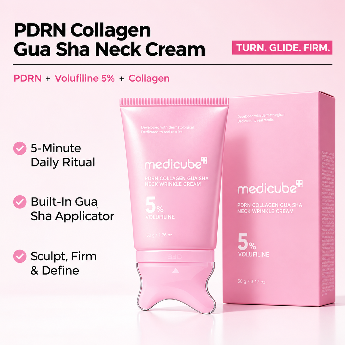 Medicube PDRN Collagen Gua Sha Neck Cream