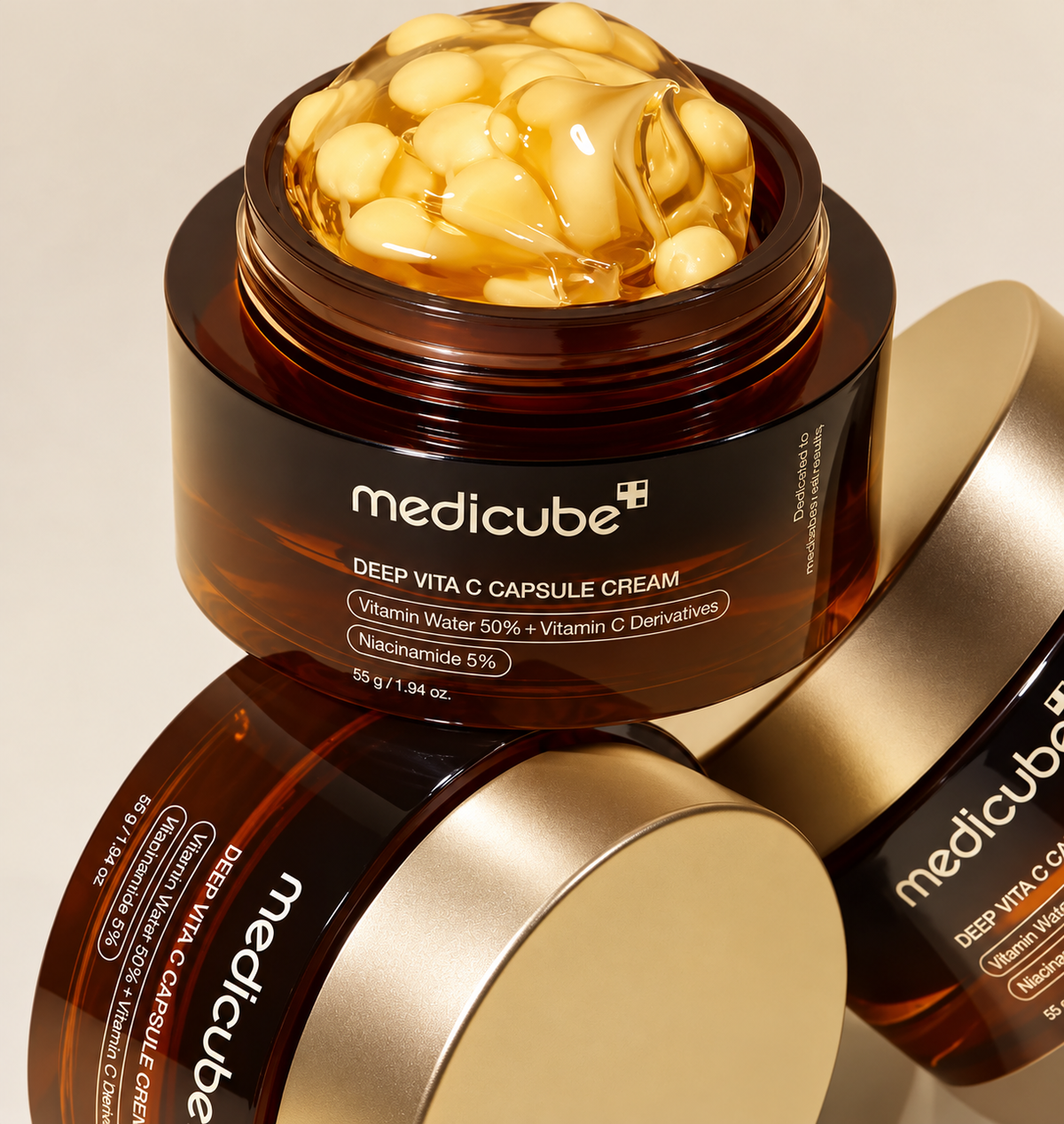 Medicube Glow Duo – PDRN Pink Collagen & Deep Vita C Capsule Cream