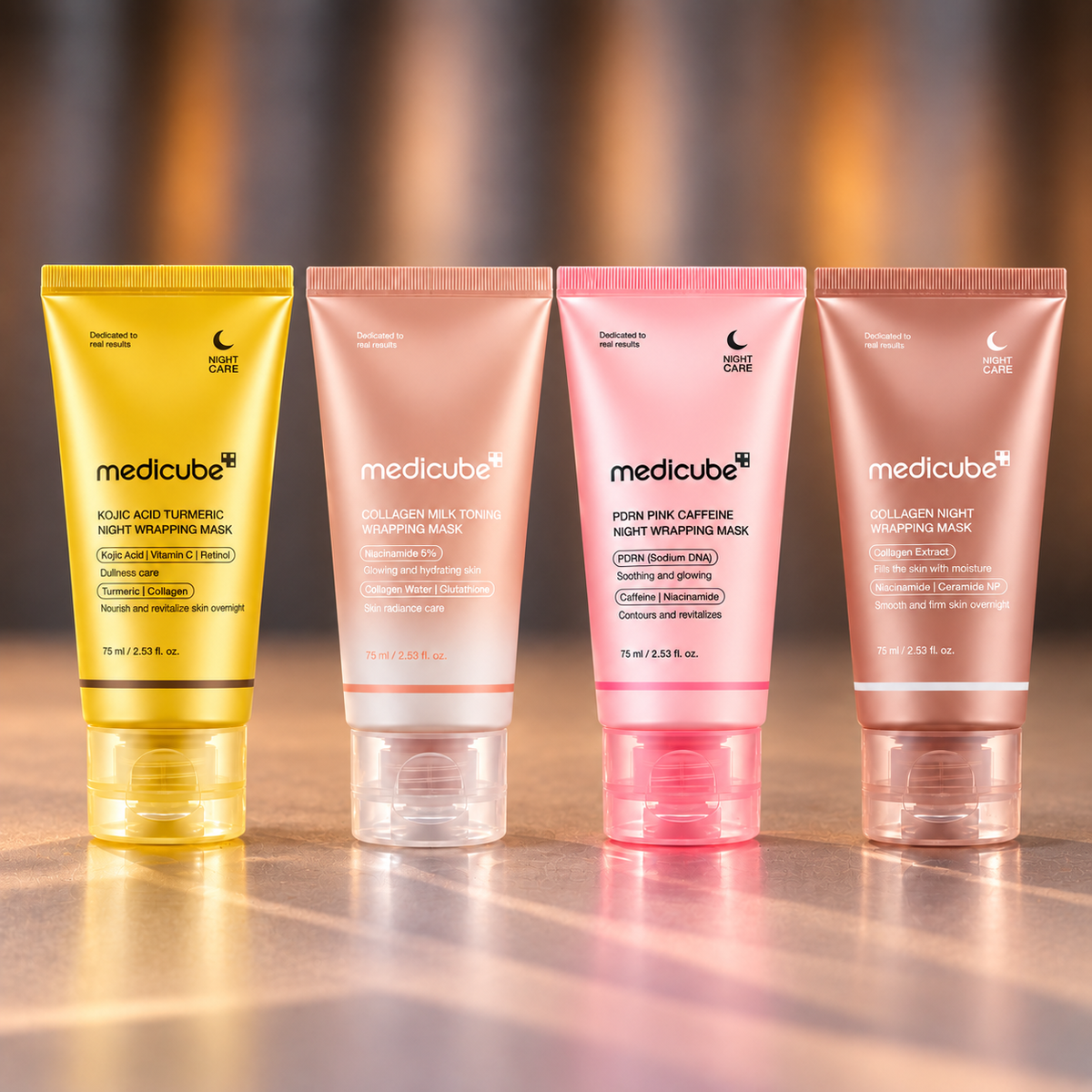 Medicube 4-Piece Wrapping Mask Collection