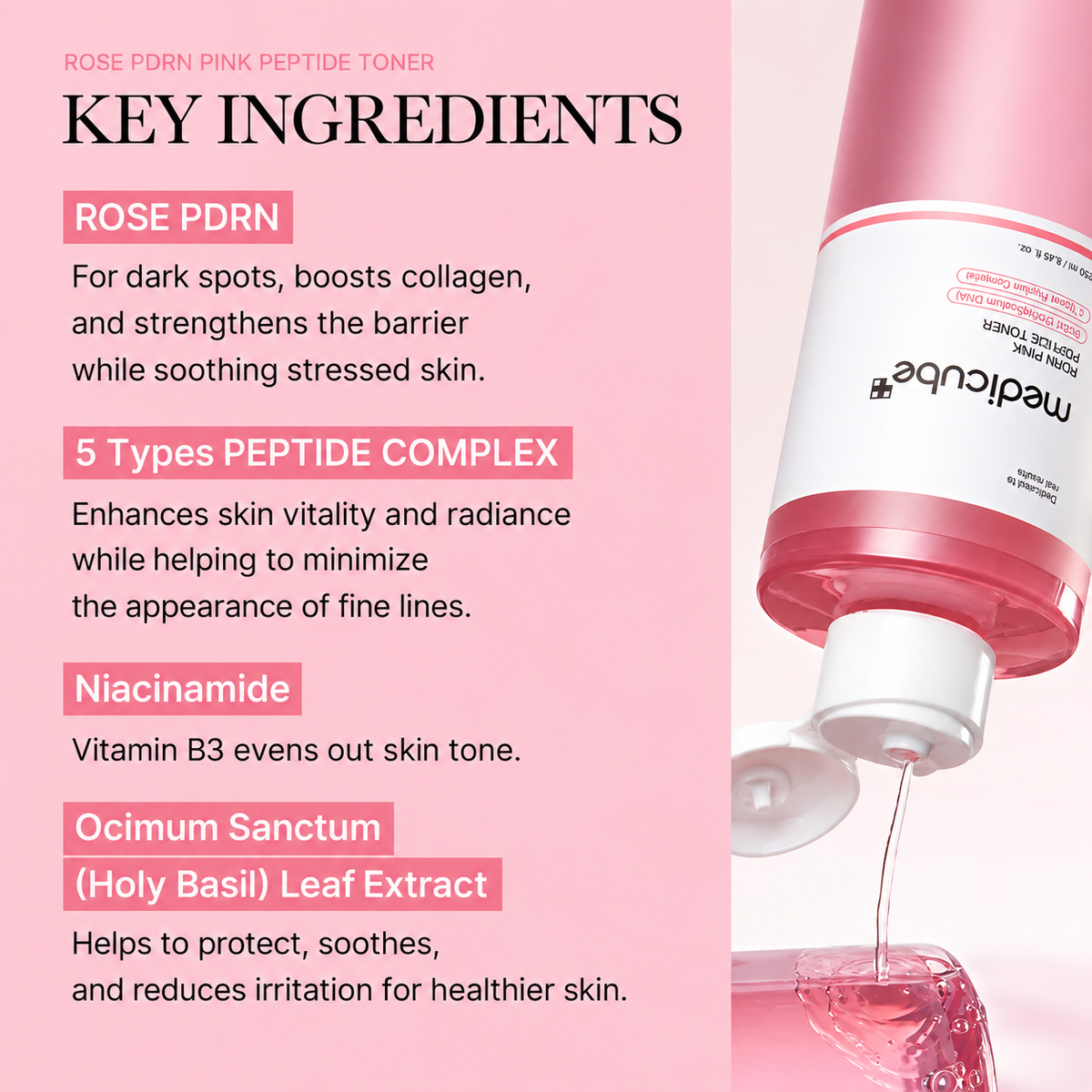Medicube PDRN Skincare Ampoule Toner Set